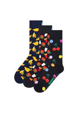 Happy Socks Унисекс дълги чорапи - 3 чифта - Pepit.bg