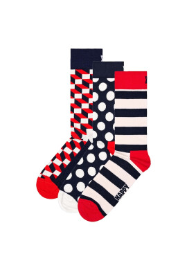 Happy Socks Унисекс дълги чорапи - 3 чифта - Pepit.bg