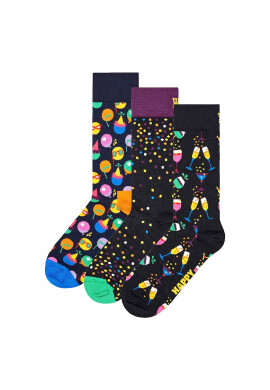 Happy Socks Унисекс дълги чорапи - 3 чифта - Pepit.bg