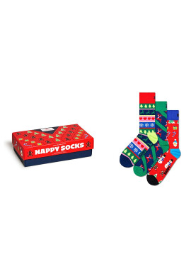 Happy Socks Унисекс дълги чорапи - 3 чифта - Pepit.bg