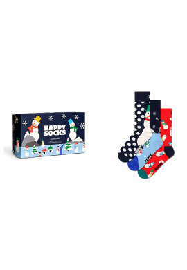 Happy Socks Унисекс дълги чорапи - 3 чифта - Pepit.bg