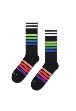 Happy Socks Унисекс дълги чорапи на райе - 2 чифта - Pepit.bg