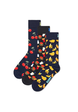 Happy Socks Унисекс дълги чорапи - 3 чифта - Pepit.bg