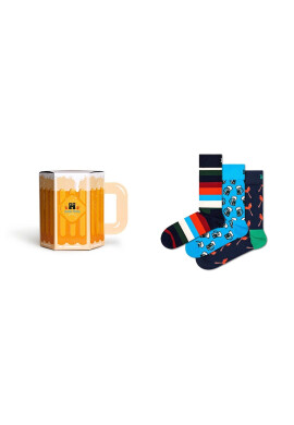 Happy Socks Унисекс дълги чорапи - 3 чифта - Pepit.bg