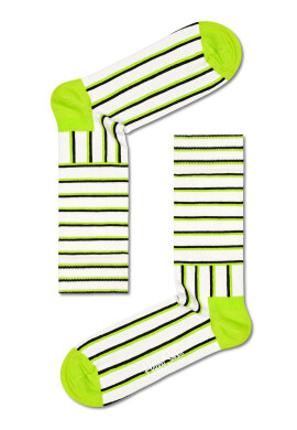 Happy Socks Унисекс дълги раирани чорапи Block - Pepit.bg