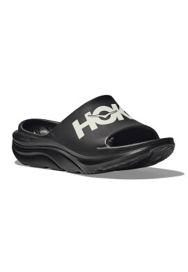 Hoka Чехли Ora Athletic с лого - Бял/Черен - Pepit.bg