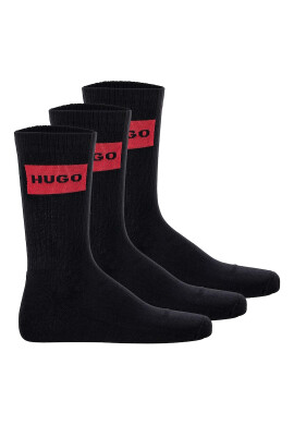 HUGO Дълги чорапи с лого - 3 чифта - Pepit.bg