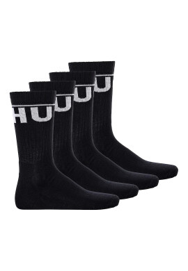 HUGO Дълги рипсени чорапи с памук - 4 чифта - Pepit.bg