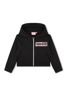 HUGO Худи с цип и лого - Pepit.bg
