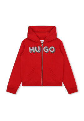 HUGO Худи с цип и лого - Pepit.bg