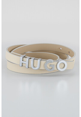 HUGO Кожен колан с лого - Pepit.bg