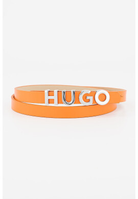 HUGO Кожен колан Zula с лого - Pepit.bg