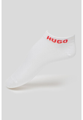 HUGO Къси чорапи с лого - 3 чифта - Pepit.bg