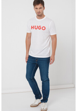 HUGO Слим дънки деграде Ash - Pepit.bg