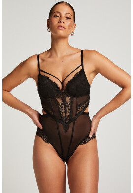 Hunkemoller Дантелно боди Daisy - Pepit.bg