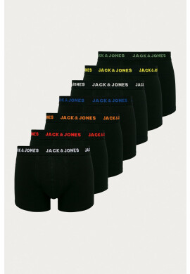 Jack  Jones Боксерки - 7 чифта - Бял/Черен - Pepit.bg
