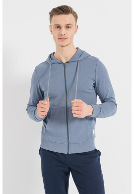 Jack & Jones Худи с памук Basic с цип - Pepit.bg