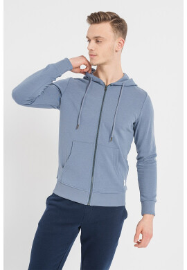 Jack & Jones Худи с памук Basic с цип - Pepit.bg