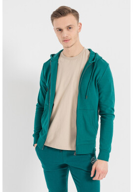 Jack & Jones Худи с памук Basic с цип - Pepit.bg