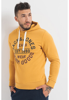 Jack & Jones Худи Mikk с лого - Pepit.bg