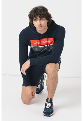 Jack & Jones Худи Travis с лого - Pepit.bg
