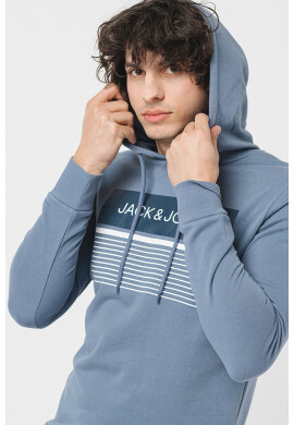 Jack & Jones Худи Travis с лого - Pepit.bg