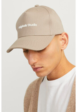 Jack & Jones Памучна бейзболна шапка с релефен надпис - Pepit.bg