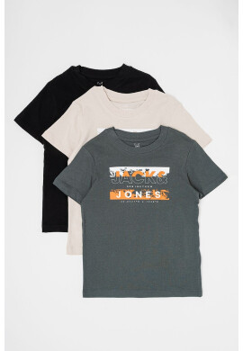 Jack & Jones Памучна тениска с лого - 3 броя - Pepit.bg