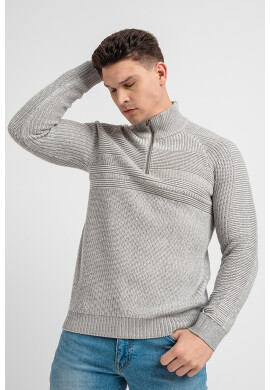 Jack & Jones Пуловер с къс цип - Pepit.bg