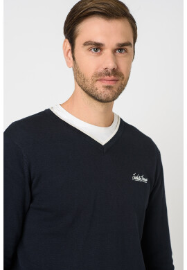 Jack & Jones Пуловер Tons с шпиц - Pepit.bg