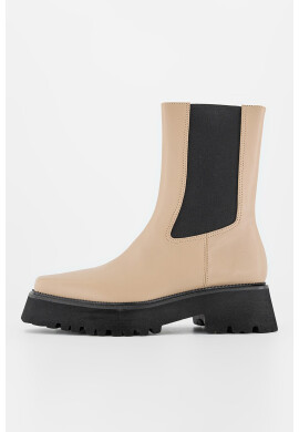Jeffrey Campbell Кожени боти с еластични елементи - Pepit.bg