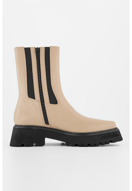 Jeffrey Campbell Кожени боти с еластични елементи - Pepit.bg