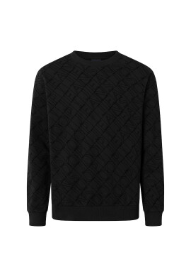 JOOP Jeans Суитшърт с монограм - Черен - Pepit.bg