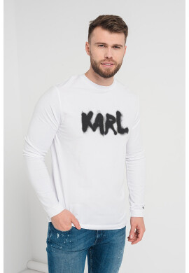 Karl Lagerfeld Блуза с лого - Pepit.bg