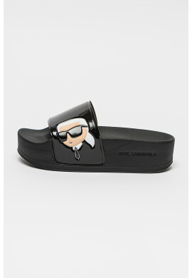 Karl Lagerfeld Чехли с равна платформа - Pepit.bg