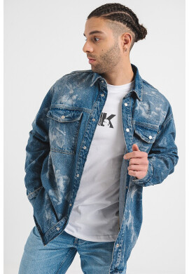 KARL LAGERFELD JEANS Дънков шакет Bleached - Pepit.bg