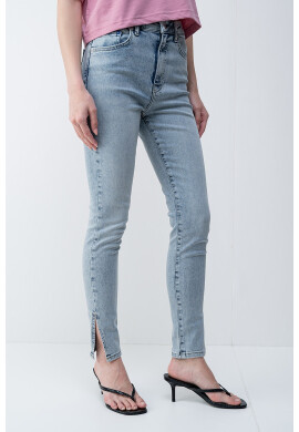 KARL LAGERFELD JEANS Слим дънки - Светлосин меланж - Pepit.bg