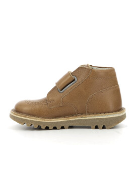 Kickers kids Кожени боти с грайфер - Pepit.bg