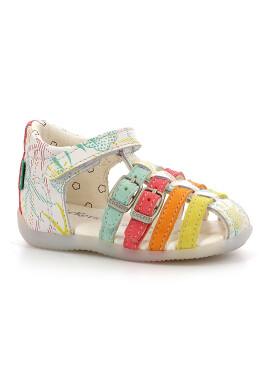 Kickers kids Кожени сандали - Pepit.bg