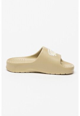 Lacoste Чехли с равна платформа и лого Serve - Pepit.bg