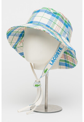 Lacoste Карирана шапка - Pepit.bg
