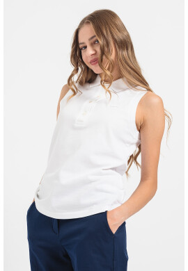 Lacoste Топ от пике с яка - Pepit.bg