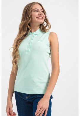 Lacoste Топ от пике с яка - Pepit.bg