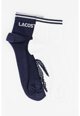 Lacoste Унисекс къси чорапи - 2 чифта - Pepit.bg