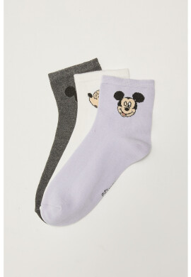 LC WAIKIKI Чорапи с десен Mickey Mouse - 3 чифта - Pepit.bg