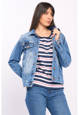 Lee Cooper Дамско средно дебело дънково яке синьо - Pepit.bg