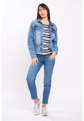 Lee Cooper Дамско средно дебело дънково яке синьо - Pepit.bg