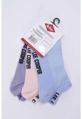 Lee Cooper Къси чорапи с лого 3 чифта - Pepit.bg