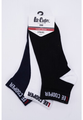 Lee Cooper Къси чорапи с лого - 3 чифта - Pepit.bg