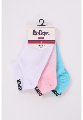 Lee Cooper Къси чорапи с лого - 3 чифта - Pepit.bg